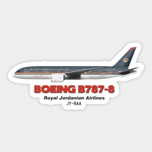 Boeing B787-8 - Royal Jordanian Airlines Sticker